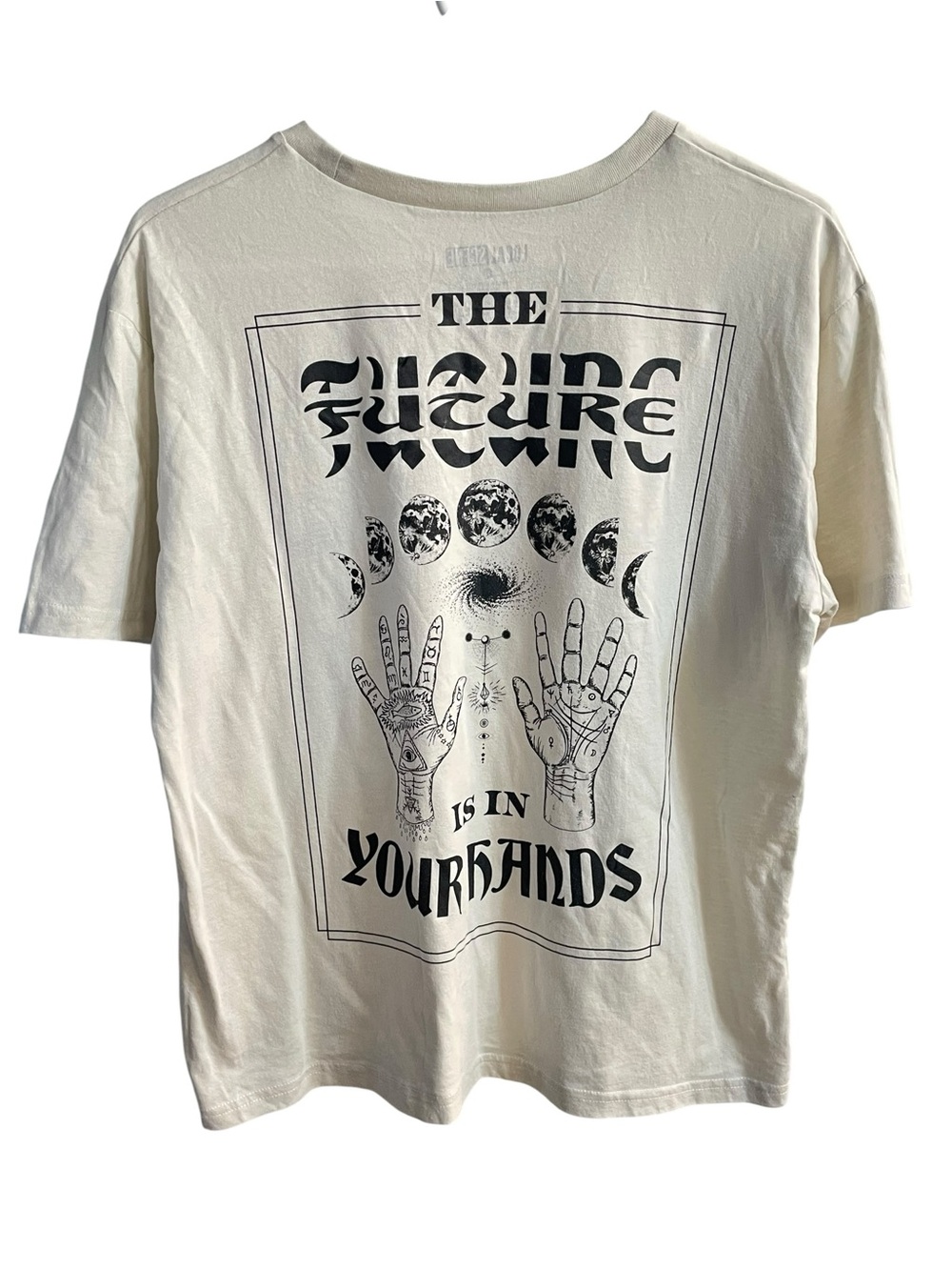 Local Scene The Future Is In Your Hands Graphic Tee XL Mystic Tarot Celestial